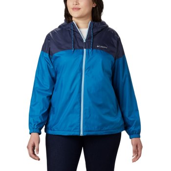 Columbia Jas Dames, Flash Forward Lined Windbreaker Plus Size Donkerblauw, 07XAMPYVS